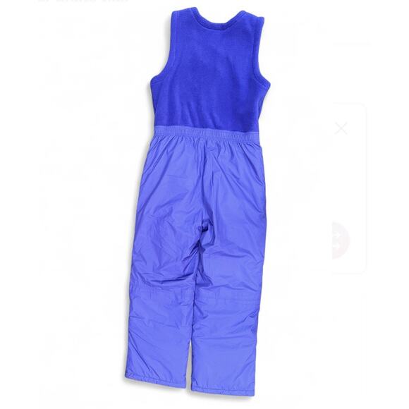 L.L Bean Snowsuit Coverall Overalls Kids Girls Winter Size 12 Y Ski Purple L - Picture 2 of 6